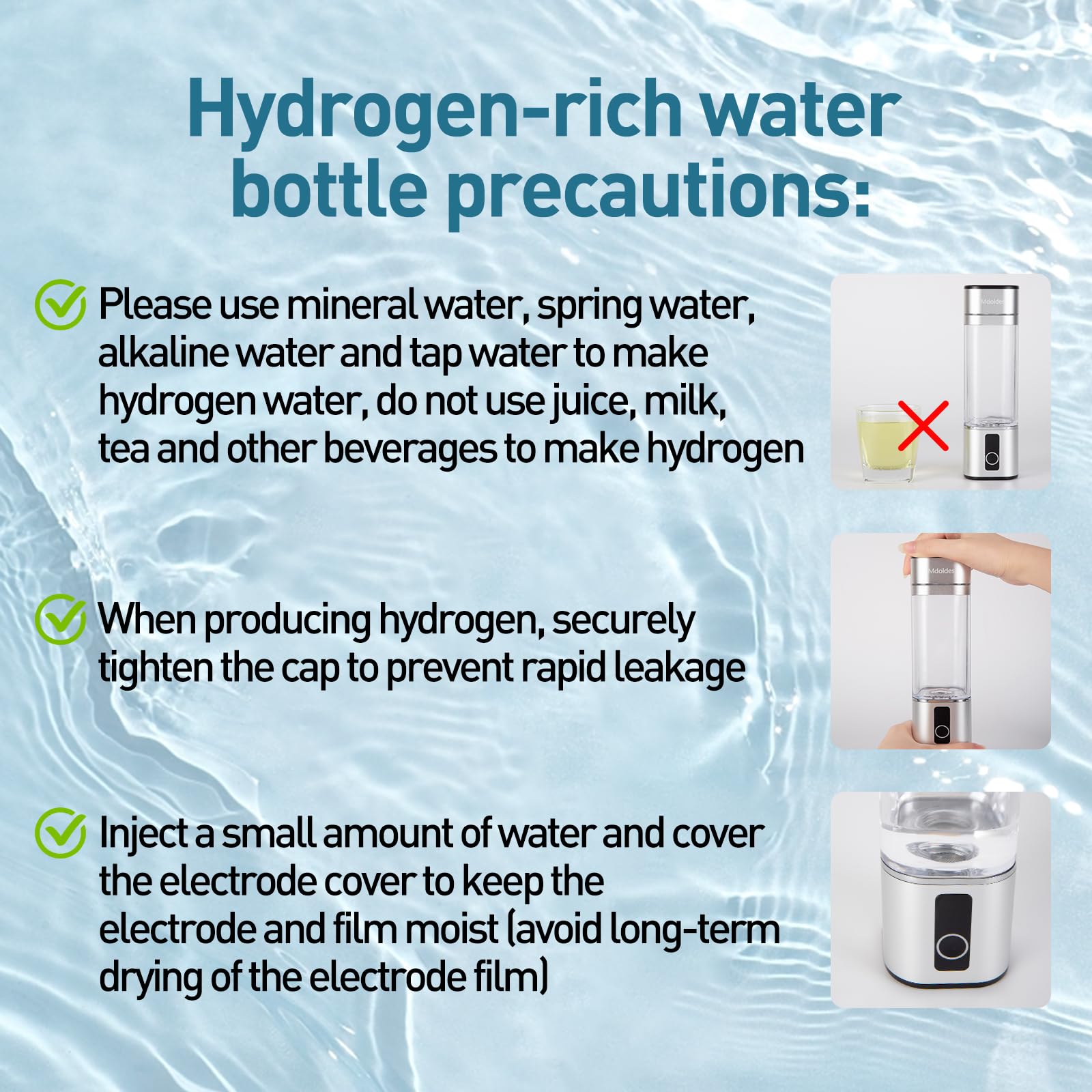 Premium 6000ppb Hydrogen Water Bottle with SPE/PEM Technology - 9.5oz Portable Hydrogen Generator for Anti-Inflammatory & Antioxidant Benefits - Ideal for Fitness, Travel & Wellness Gifts (Silver)