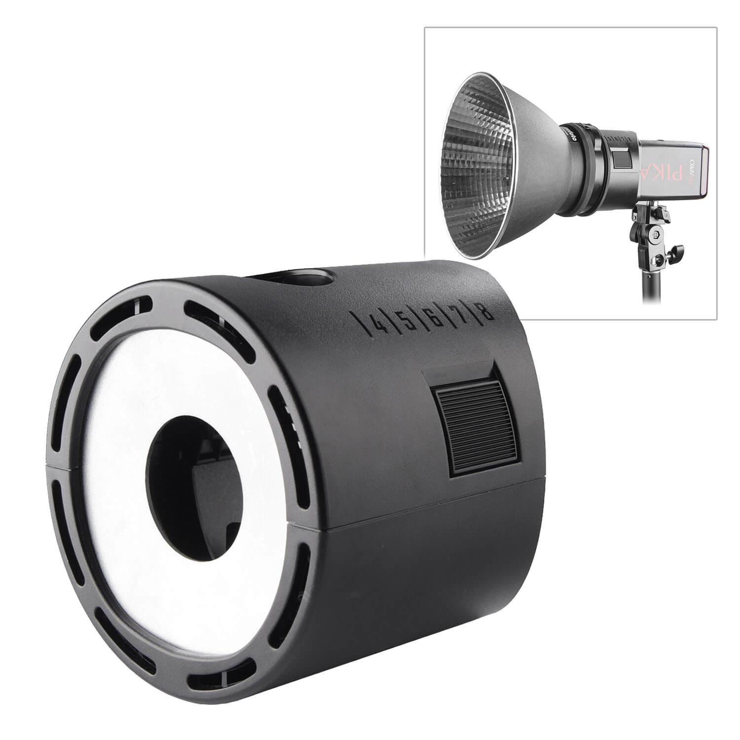 Godox AD P Adapter for PIKA200/AD200 Speedlight - Compatible with Profoto Flash Fittings - Perfect for Studio & Outdoor Photography Lighting