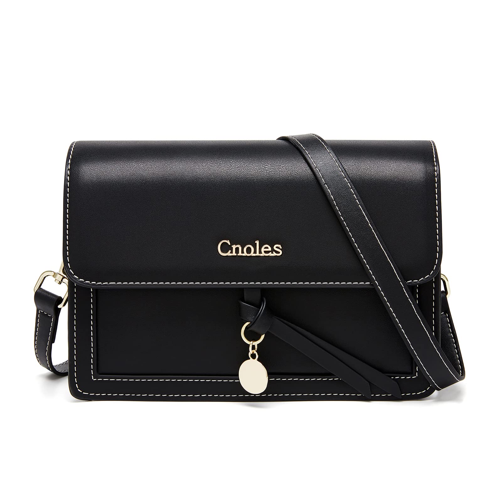 Stylish Cnoles Small Crossbody Shoulder Bag for Women - Genuine Leather Phone Purse with Card Holder & Wallet - Perfect for Everyday Use, Travel & Shopping