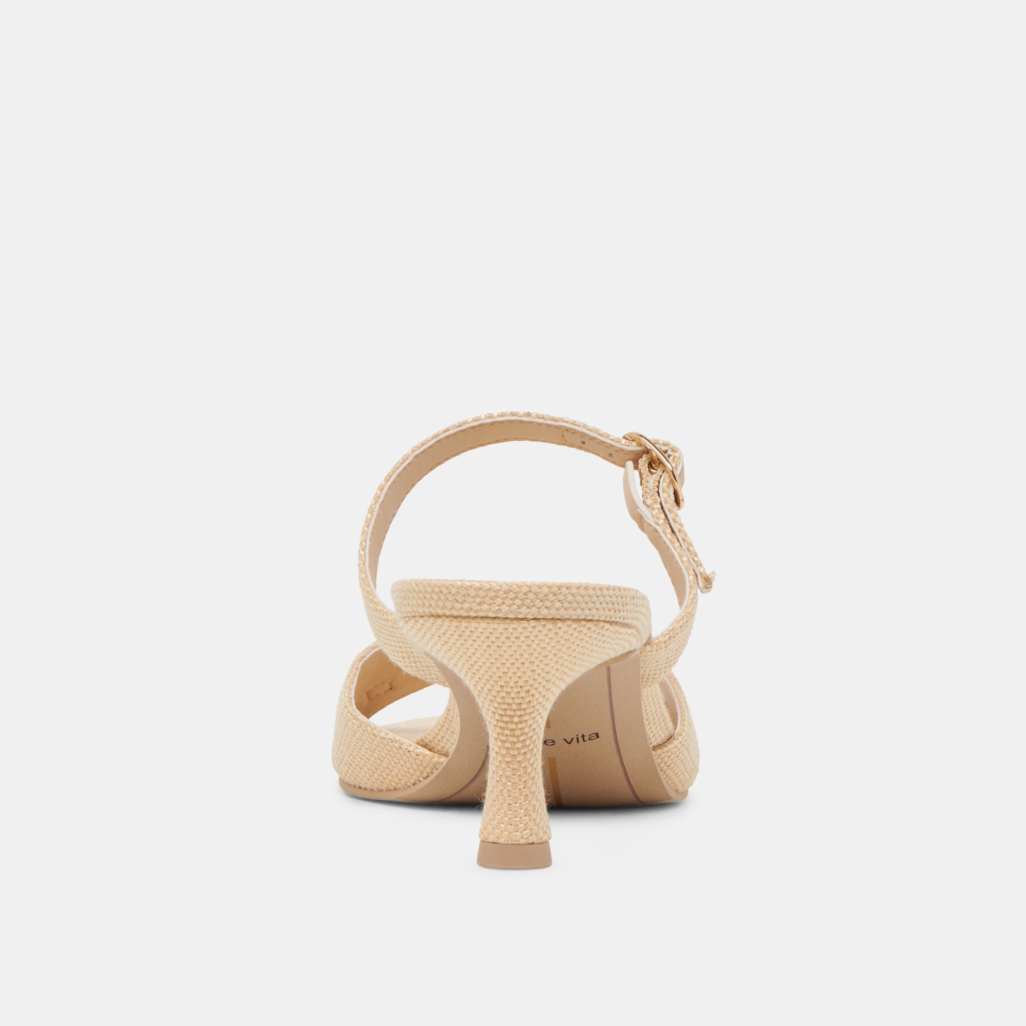 LORALI Women's Natural Raffia High Heels - Comfortable Summer Sandals for Beach, Wedding & Party | Stylish Open-Toe Heeled Shoes for Women