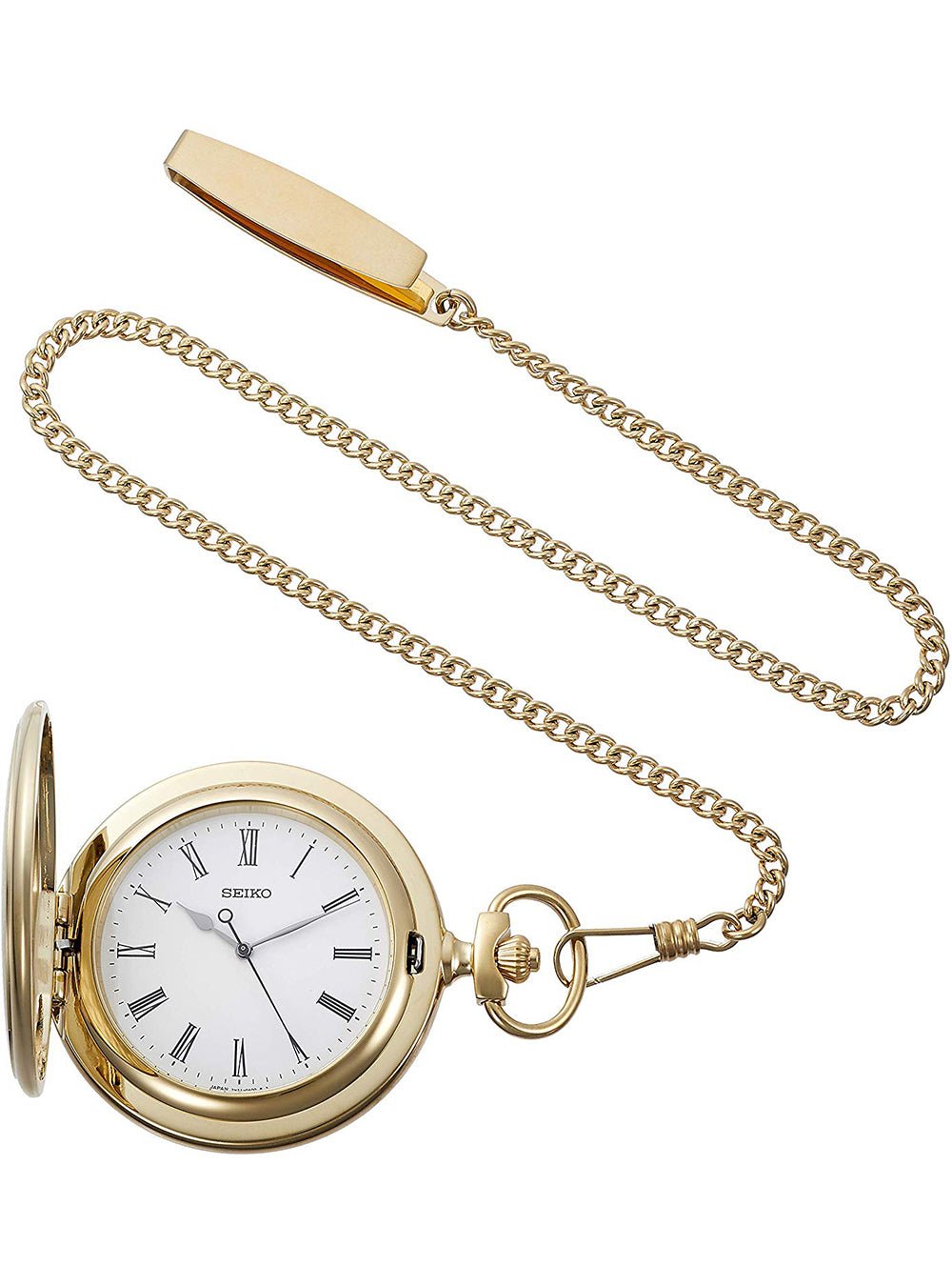 SEIKO SAPQ008 Japanese Pocket Watch - Vintage Style, Made in Japan, JDM - Perfect for Collectors, Gifts & Steampunk Fashion