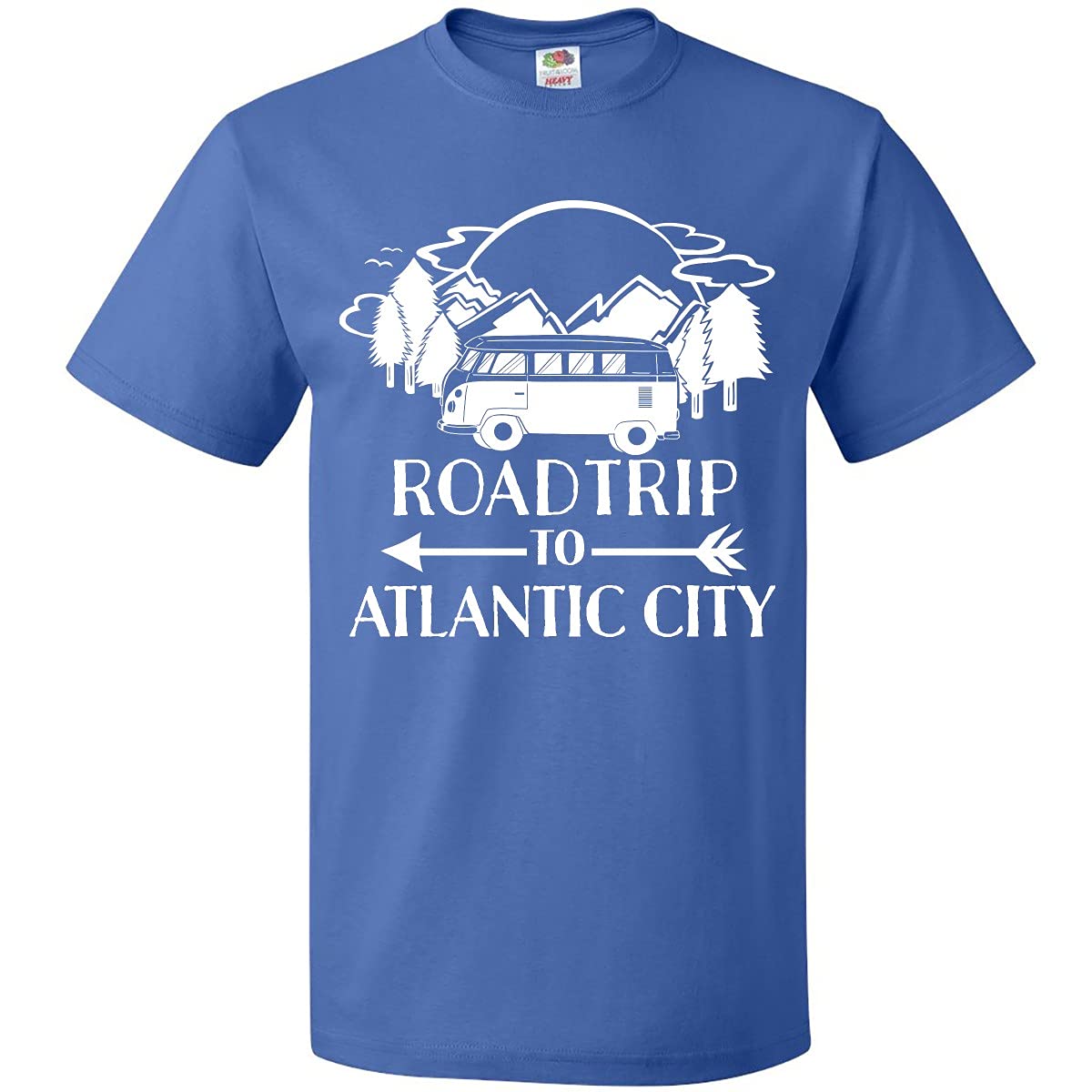 Road Trip to Atlantic City Graphic T-Shirt for Men & Women - Vintage Travel Inspired Tee - Perfect for Vacations, Road Trips & Casual Wear