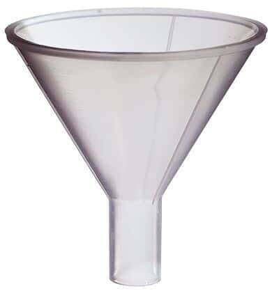 70mL Polypropylene Powder Funnel - Chemical Resistant Lab Funnel for Precise Powder Transfer - Ideal for Laboratory, Pharmacy & DIY Projects