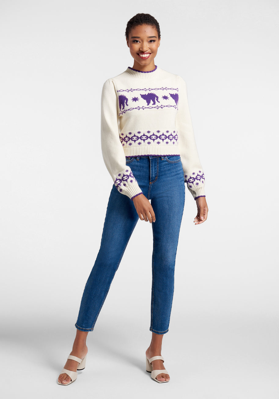 Stylish Mock Neck Sweater for Women - Cozy Winter Pullover for Casual Wear & Office Outfits