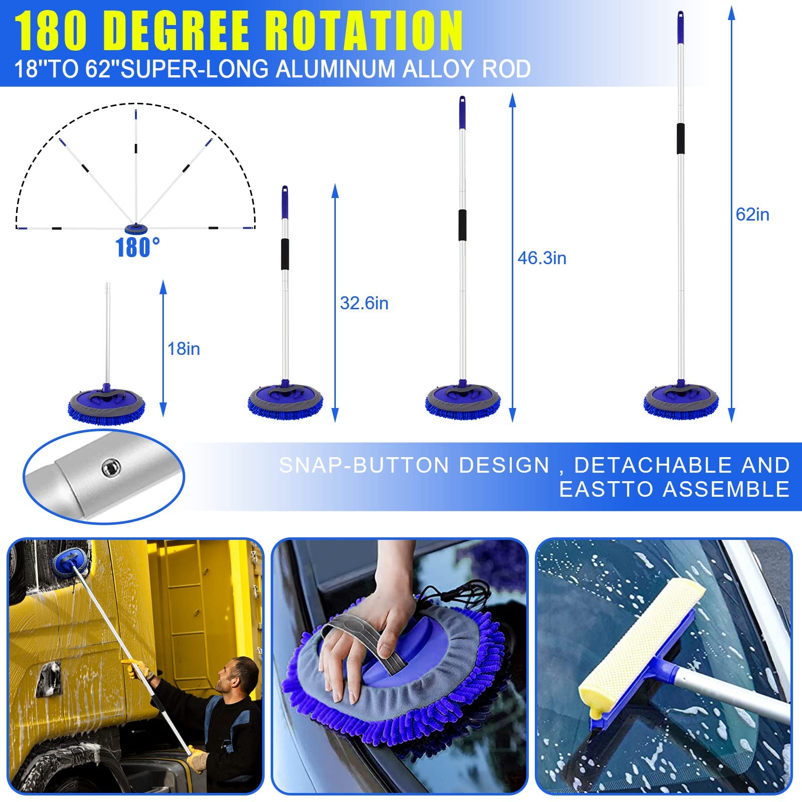 21Pcs Car Wash Kit with 62
