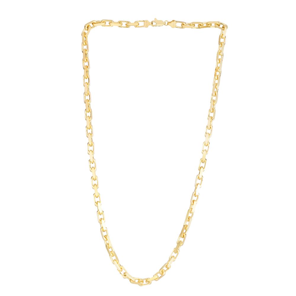 14K Gold 4.8mm French Cable Chain Necklace - Dainty Layering Jewelry for Women, Perfect for Everyday Wear & Gift Giving