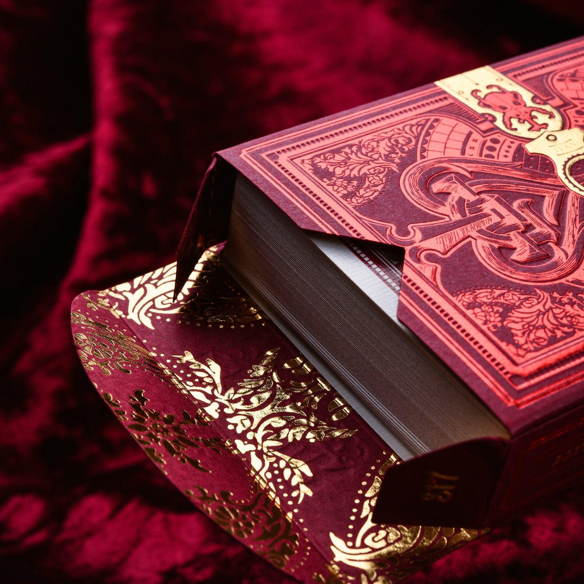Premium Parlour Playing Cards - Red Stockholm17 Deck for Poker, Magic Tricks & Collectors | Elegant Design for Game Nights & Cardistry