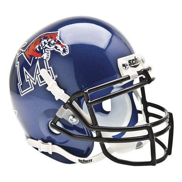 Memphis Tigers College Football Collectible Mini Helmet with Display Stand - Officially Licensed NCAA Memorabilia - Perfect for Fans, Man Cave Decor, and Sports Gift Ideas