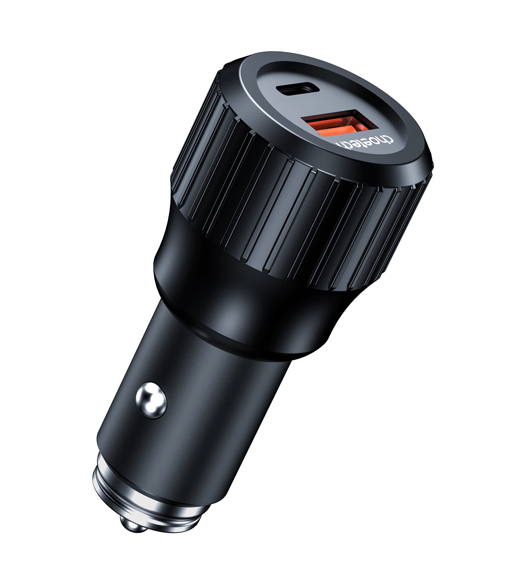 Choetech 63W Dual USB C Car Charger with 45W PD & 18W QC 3.0 - Fast Charging for iPhone 15/14/13, Samsung Galaxy, iPad - Perfect for Road Trips & Daily Commute