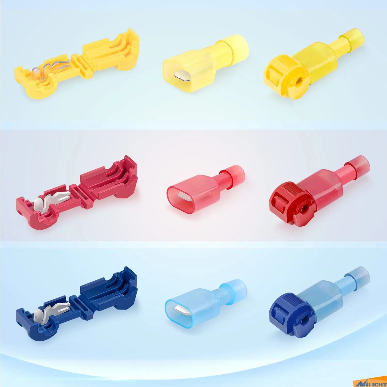 360PCS T Tap Wire Connectors Terminals Kit - Quick Splice Electrical Connectors for Automotive, Marine & Home Wiring - Easy Installation for DIY Projects & Professional Use