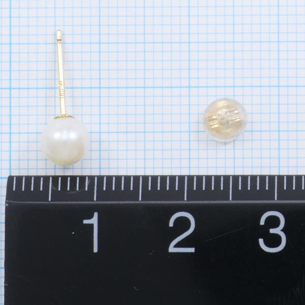 18K Yellow Gold Pearl Earrings for Women - Elegant Pearl Jewelry for Wedding, Party & Special Occasions