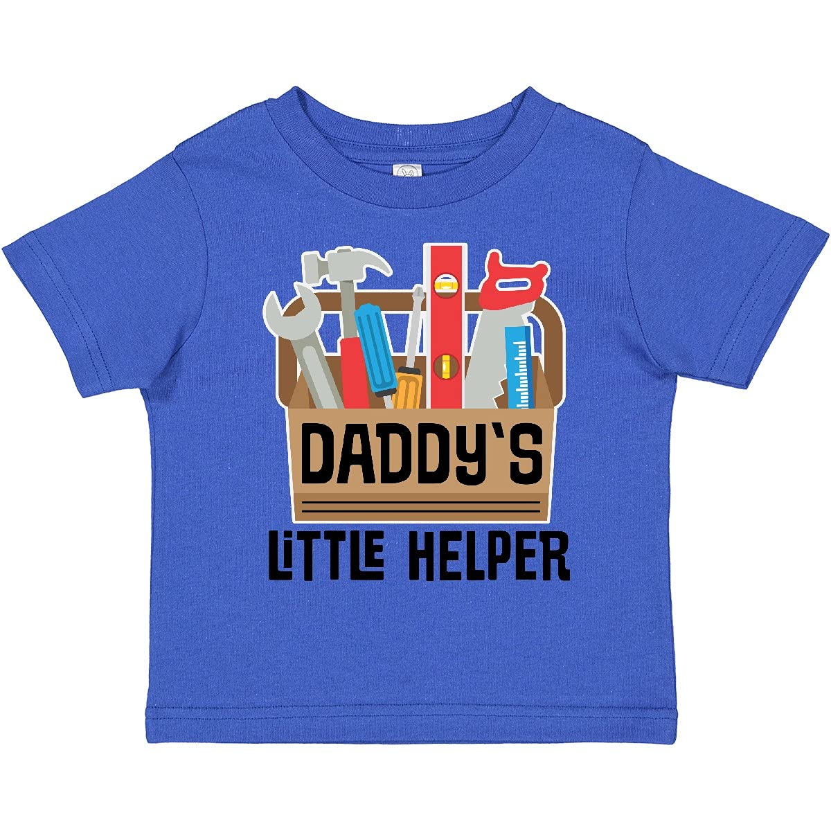 Inktastic Daddy's Little Helper Outfit - Cute Tool Box Graphic Toddler T-Shirt for Boys & Girls - Perfect for Father's Day, DIY Projects & Playtime