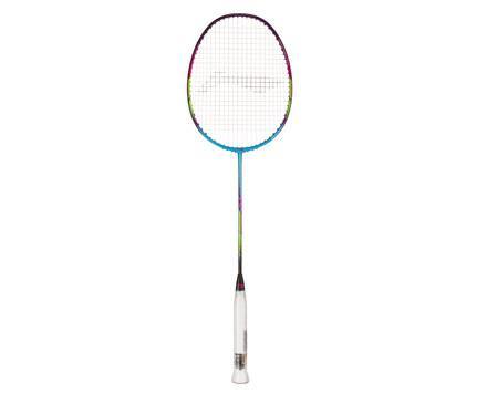 Li Ning Extra Skill Windstorm 72 Unstrung Badminton Racket - Professional Carbon Fiber Badminton Racquet for Adults & Teens [Blue] - Perfect for Training, Tournaments & Recreational Play