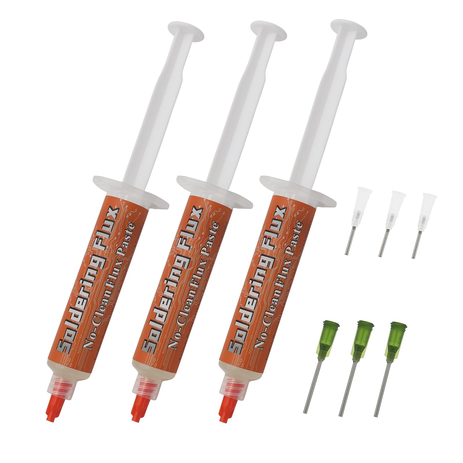 Lead-Free No Clean Soldering Flux Paste (30CC) - Rosin Flux for Circuit Boards & Electronics Soldering | Ideal for PCB Repair, DIY Projects & Professional Electronics Work