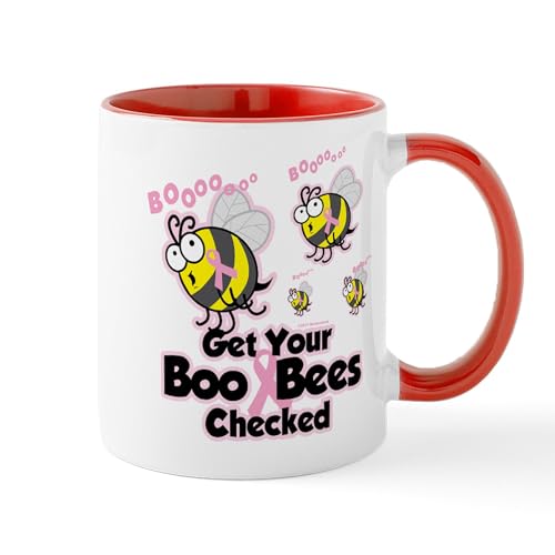 White/Red Inside - Boo Bees Mug