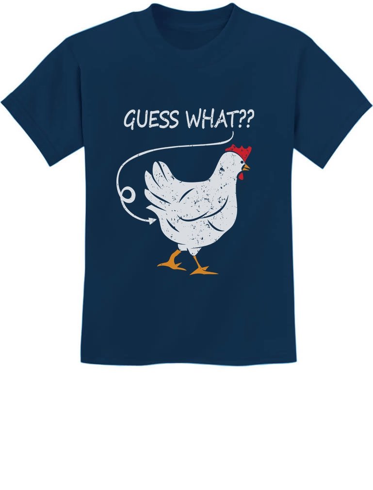 Funny Chicken Shirt Novelty Gifts for Toddler & Youth Kids | Cute Animal Graphic Tee for Playdates, Birthday Parties & Everyday Wear