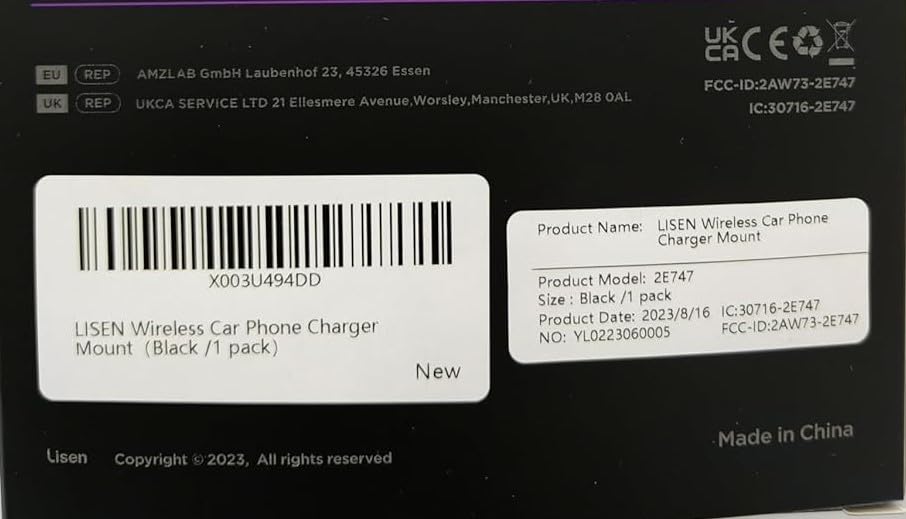 LISEN 15W MagSafe Car Mount Charger - Universal Magnetic Wireless Car Charger for iPhone 16 Pro Max/16/15/14/13/12 - Fast Charging Phone Holder with Strong Magnet - Perfect for Driving & Road Trips (Purple)