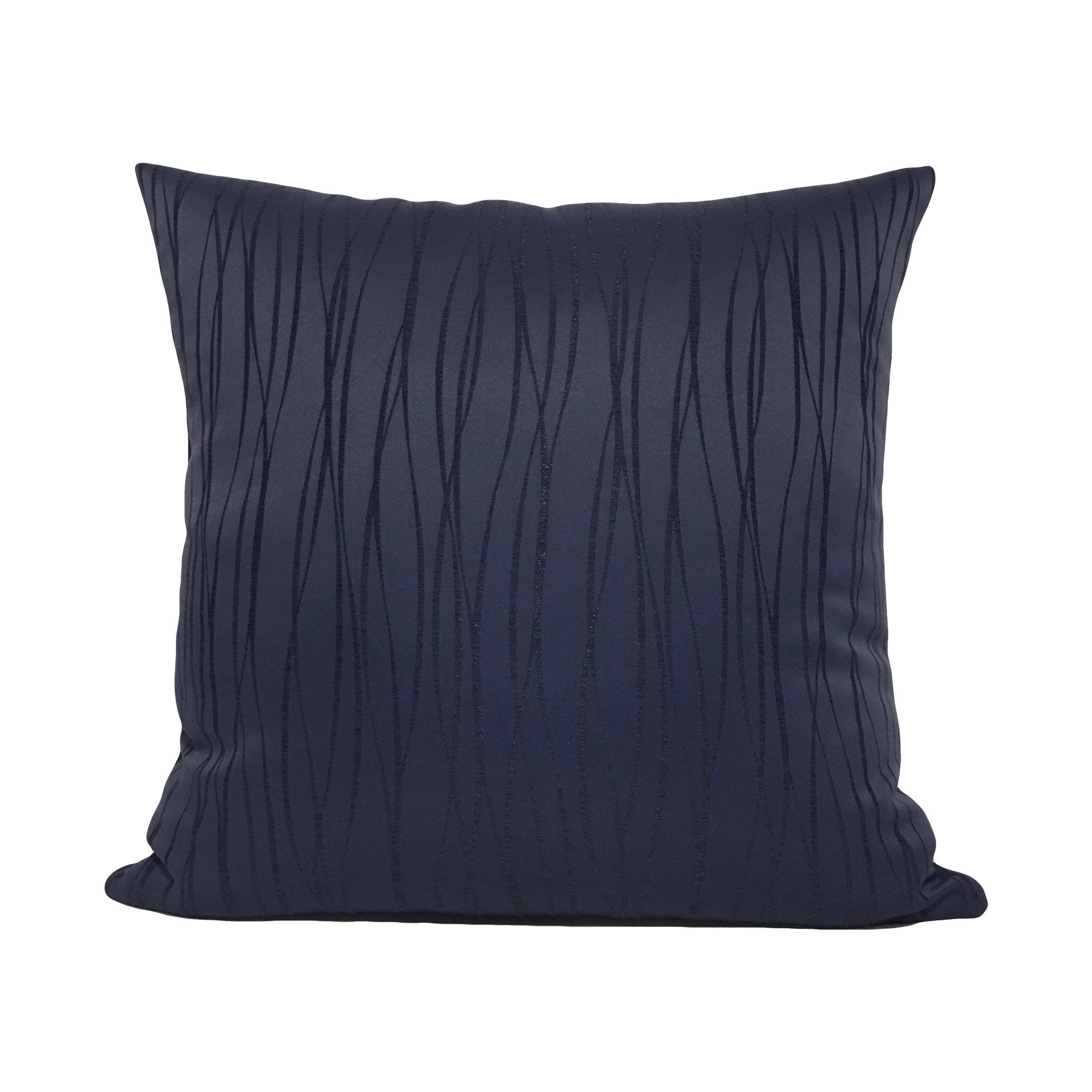 Premium Sinatra Navy Blue Throw Pillow 20x20 Inches - Soft Decorative Couch Pillow for Living Room, Bedroom & Sofa