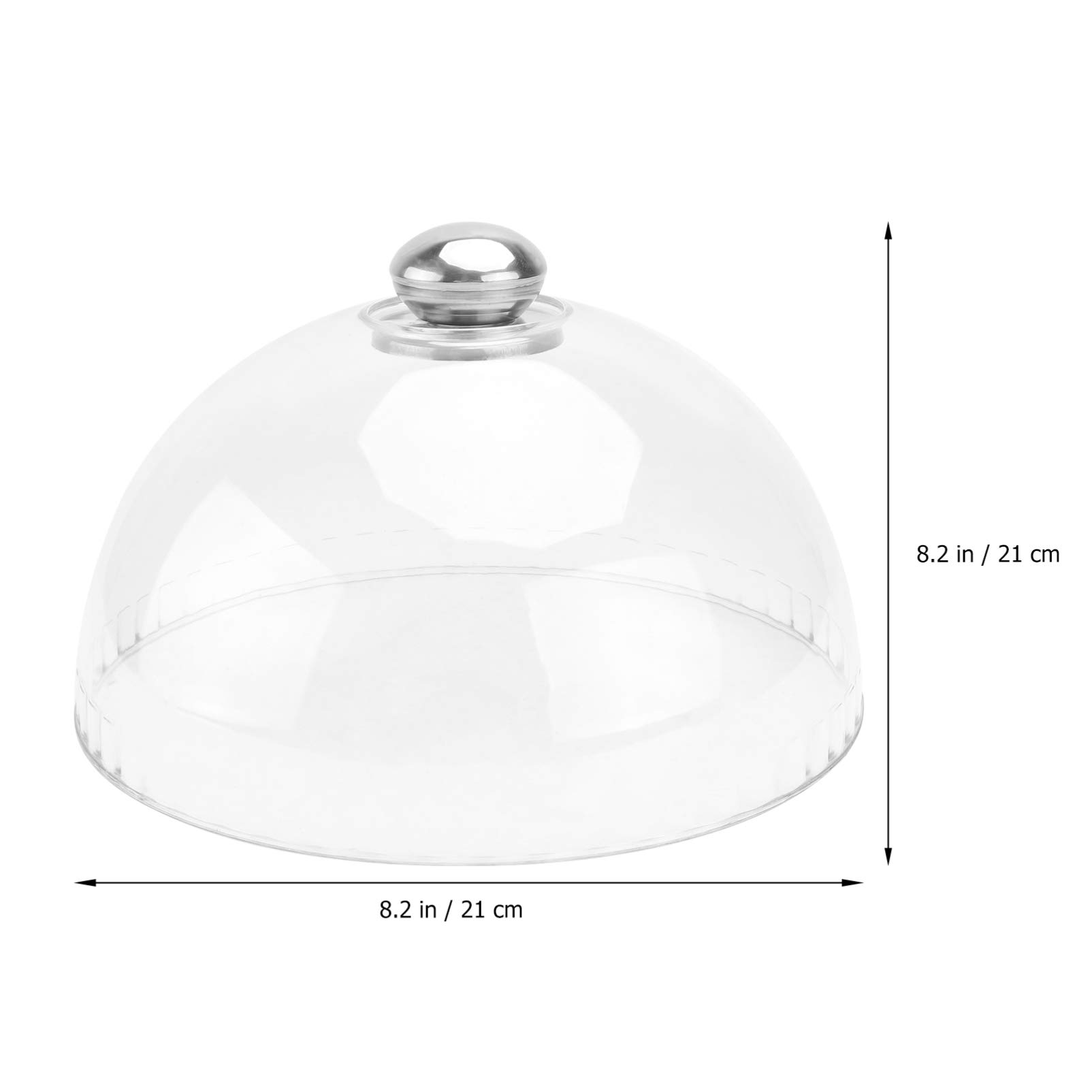 Cabilock Clear Plastic Cake Dome Cover - 8.3