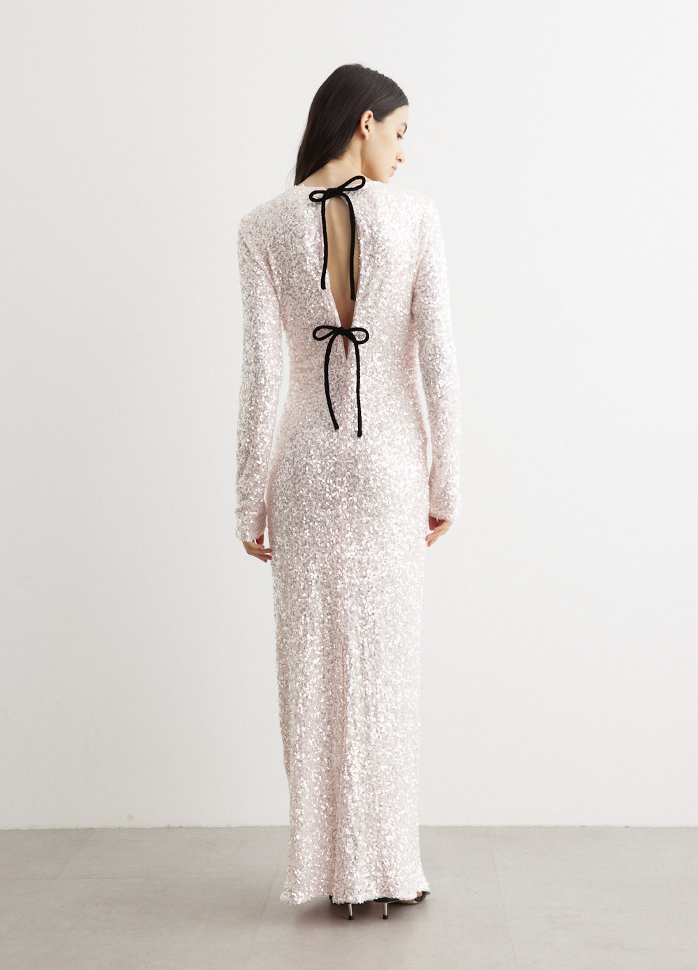 3D Sequins Maxi Dress for Women - Elegant Party & Evening Gown - Perfect for Prom, Wedding Guest & Special Occasions