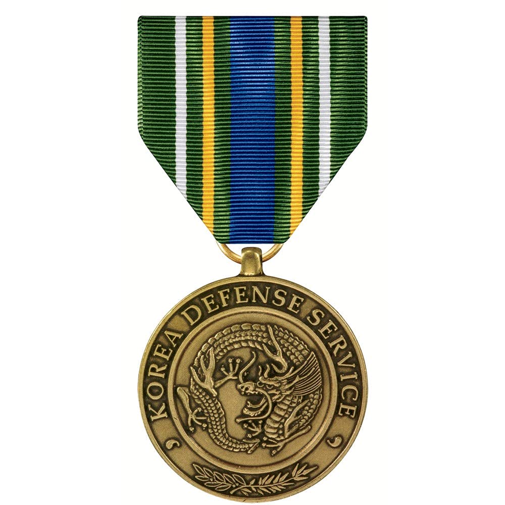 Korean Defense Service Medal (KDS) Full Size - Official Military Award | MEDALS OF AMERICA EST. 1976 - Perfect for Veterans, Collectors & Military Display Cases
