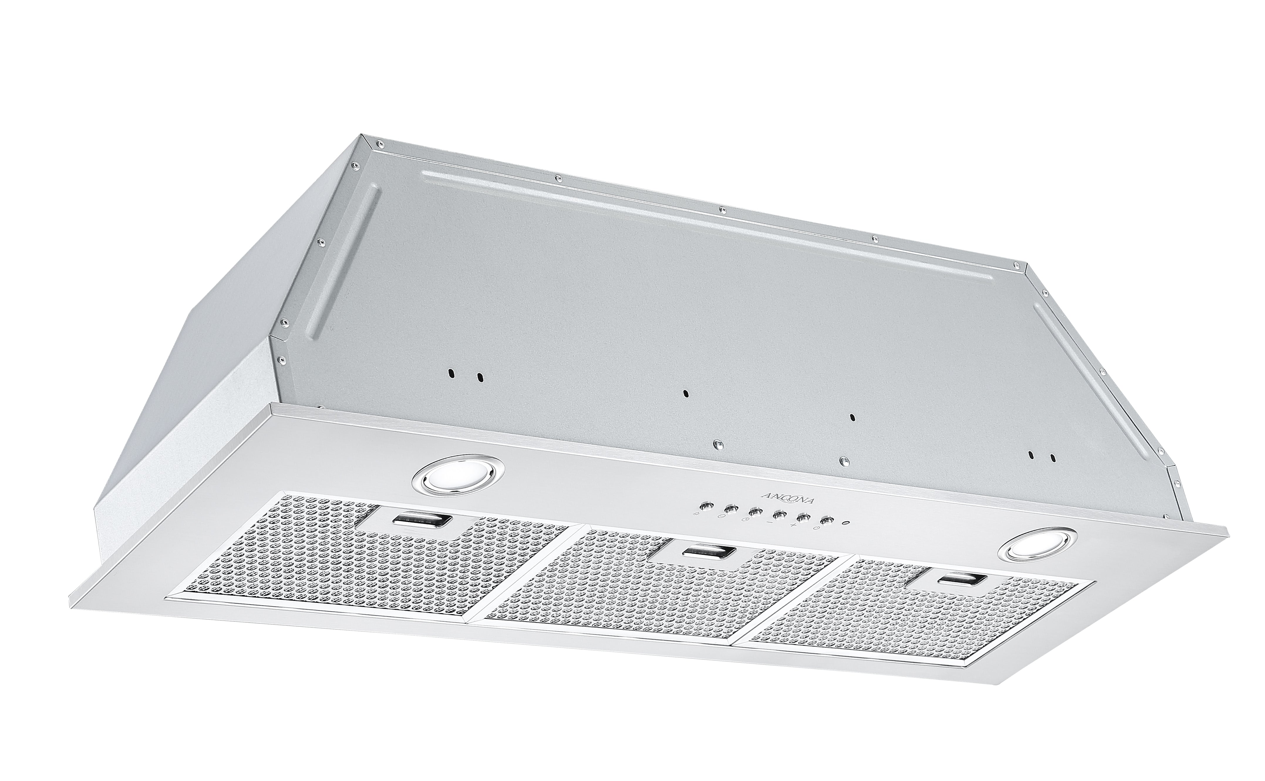 36-inch 600 CFM Ducted Range Hood with Night Light - Stainless Steel Built-in Kitchen Vent Hood for Gas Stove & Cooktop - Perfect for Modern Kitchens & Heavy Cooking