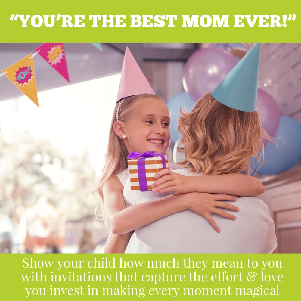 AmandaCreation 20-Pack 5x7 Birthday Party Invitations with White Envelopes - Chips Dips & Margarita Themed Fill-in Cards for Adult Celebrations, Girls Night Out, and Cocktail Parties