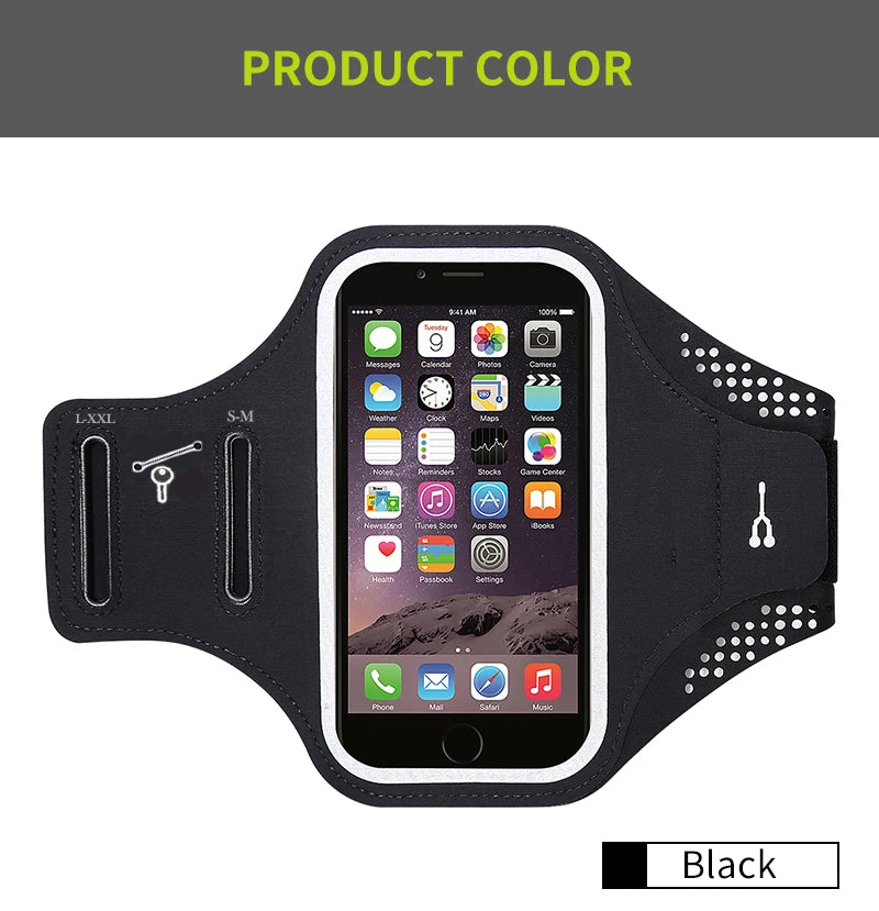 iPhone 15 Armband for Running & Outdoor Sports - Waterproof Phone Holder for Gym, Hiking, Cycling & Fitness Activities