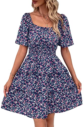 Blue Purple Floral