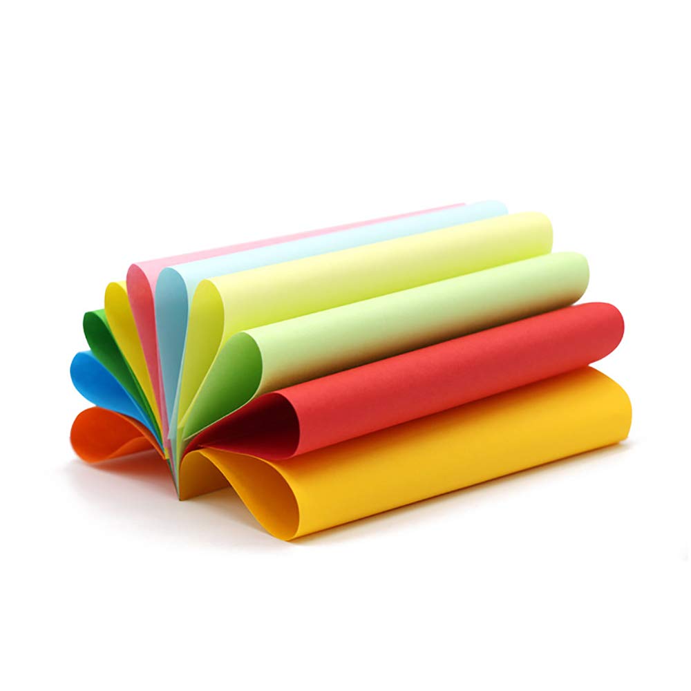 1000 Sheets Origami Paper for Kids - 10 Vibrant Colors, Double Sided Square Paper for DIY Crafts (Cranes, Roses, Flowers, Rabbits, Airplanes, Hearts, Dinosaurs) - Perfect for Classroom Activities, Birthday Parties & Creative Art Projects