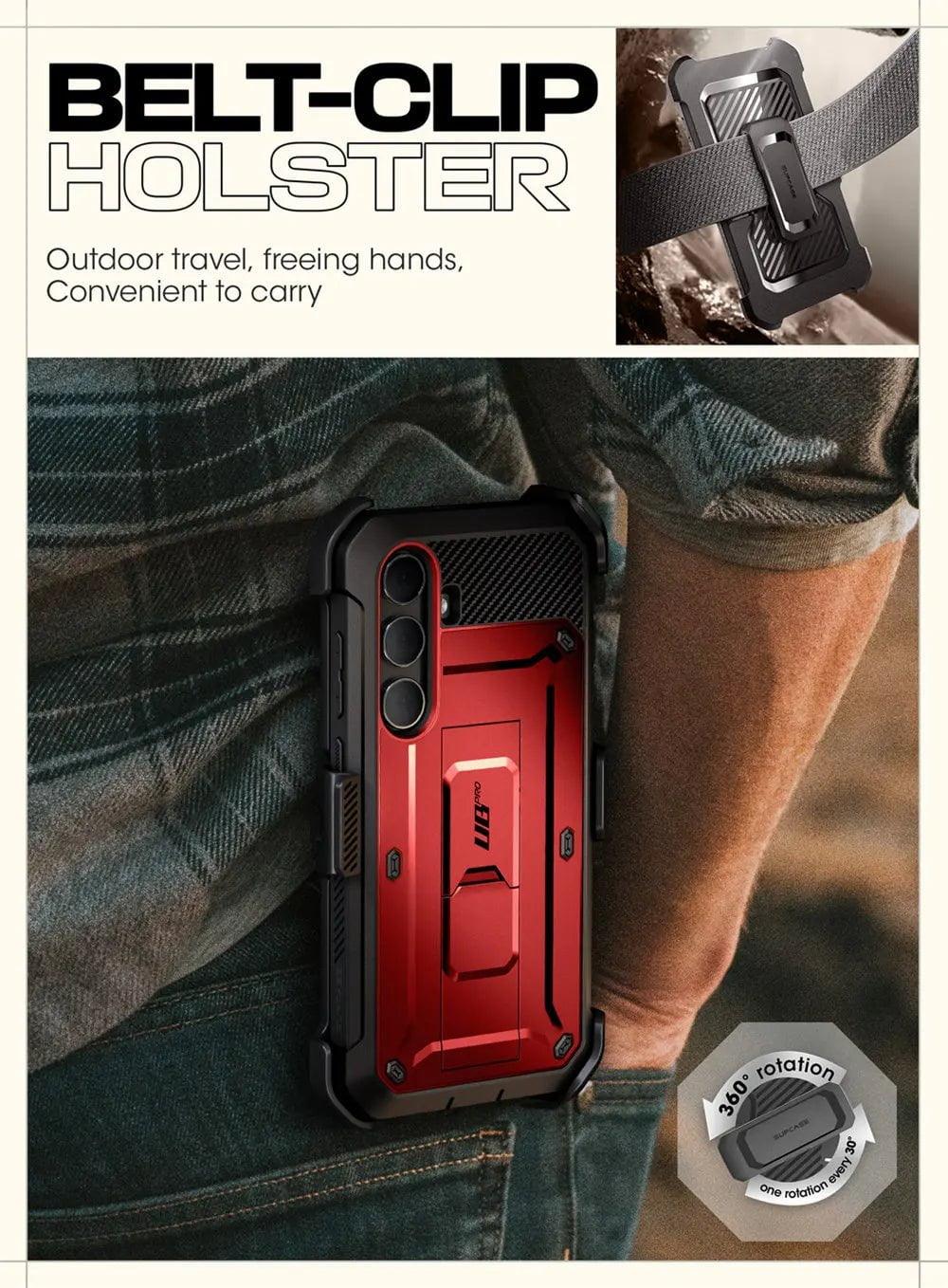Samsung Galaxy S24 Plus Case, Supcase UB Pro Full Body Dual Layer Protective Cover - Shockproof, Drop Protection for Everyday Use & Outdoor Activities