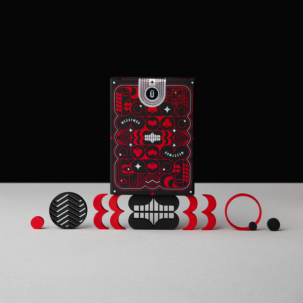 Messymod Playing Cards - Edition 2 | Premium Quality Poker Cards for Magic Tricks, Card Games & Collectibles | Perfect for Parties, Game Nights & Gifts