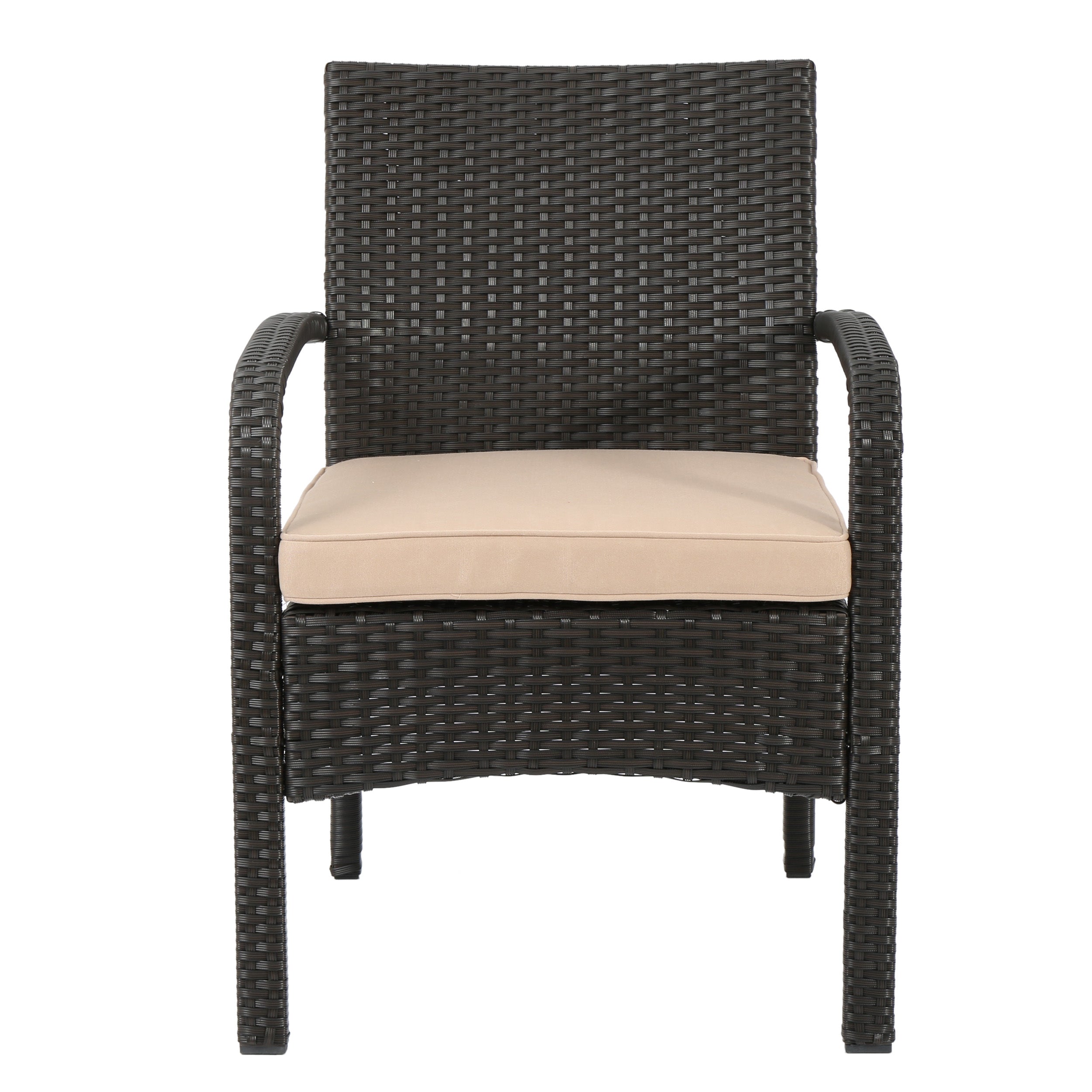 Cordoba KD Wicker Chair - Handwoven Rattan Outdoor Patio Furniture for Garden, Poolside & Balcony - Weather-Resistant & Stylish Lounge Seating