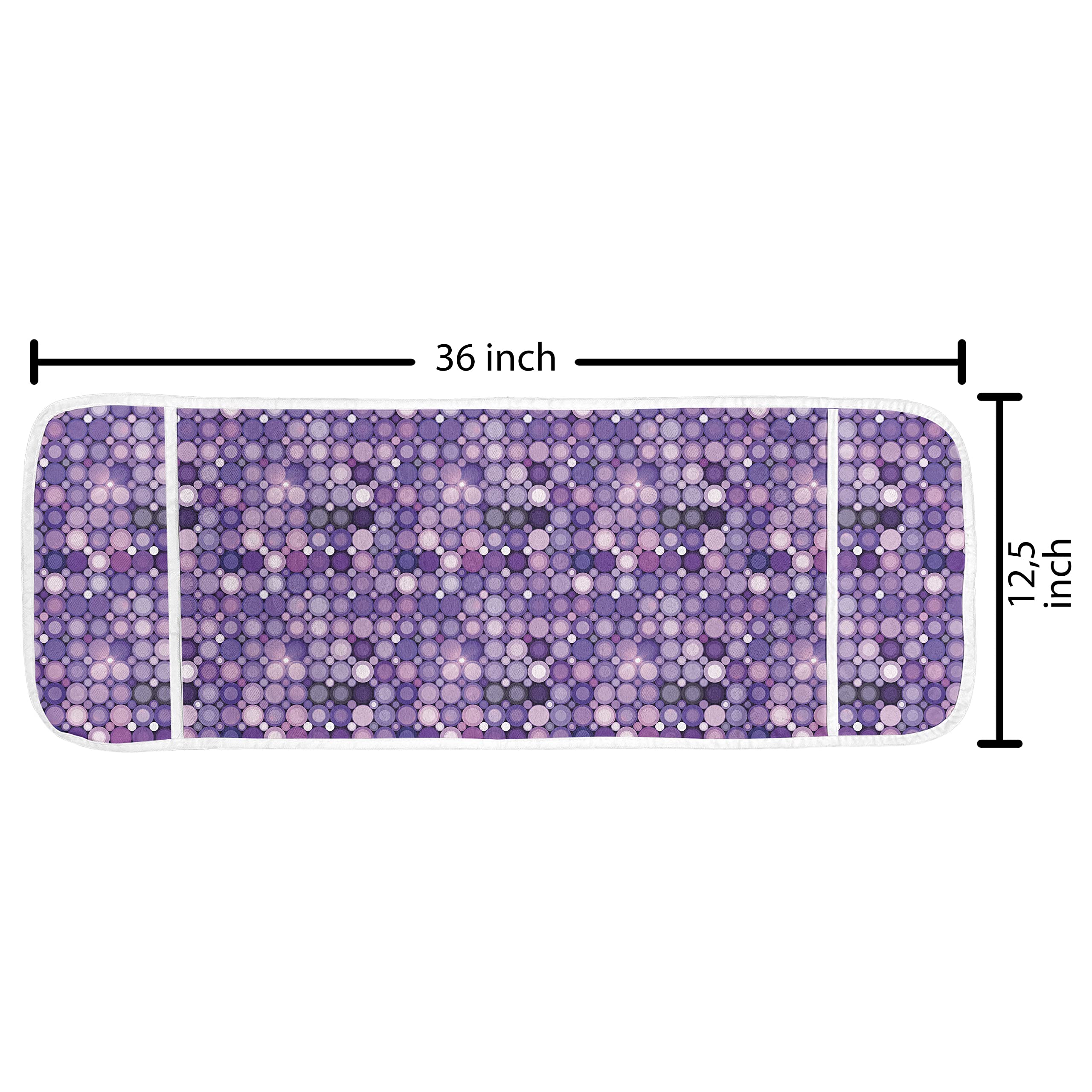 Ambesonne Modern Microwave Oven Cover - Waterproof Kitchen Organizer with Pockets, 36