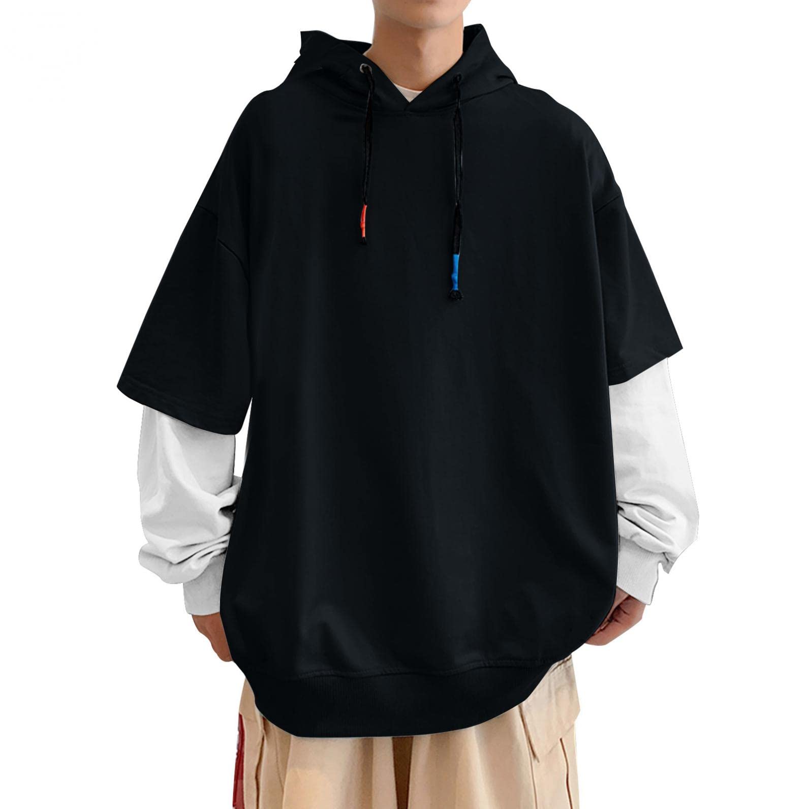 Men's Hooded Pullover Sweatshirt - Long Sleeve Crewneck Casual Hoodie for Men & Youth | Perfect for Gym, Outdoor Activities & Everyday Wear