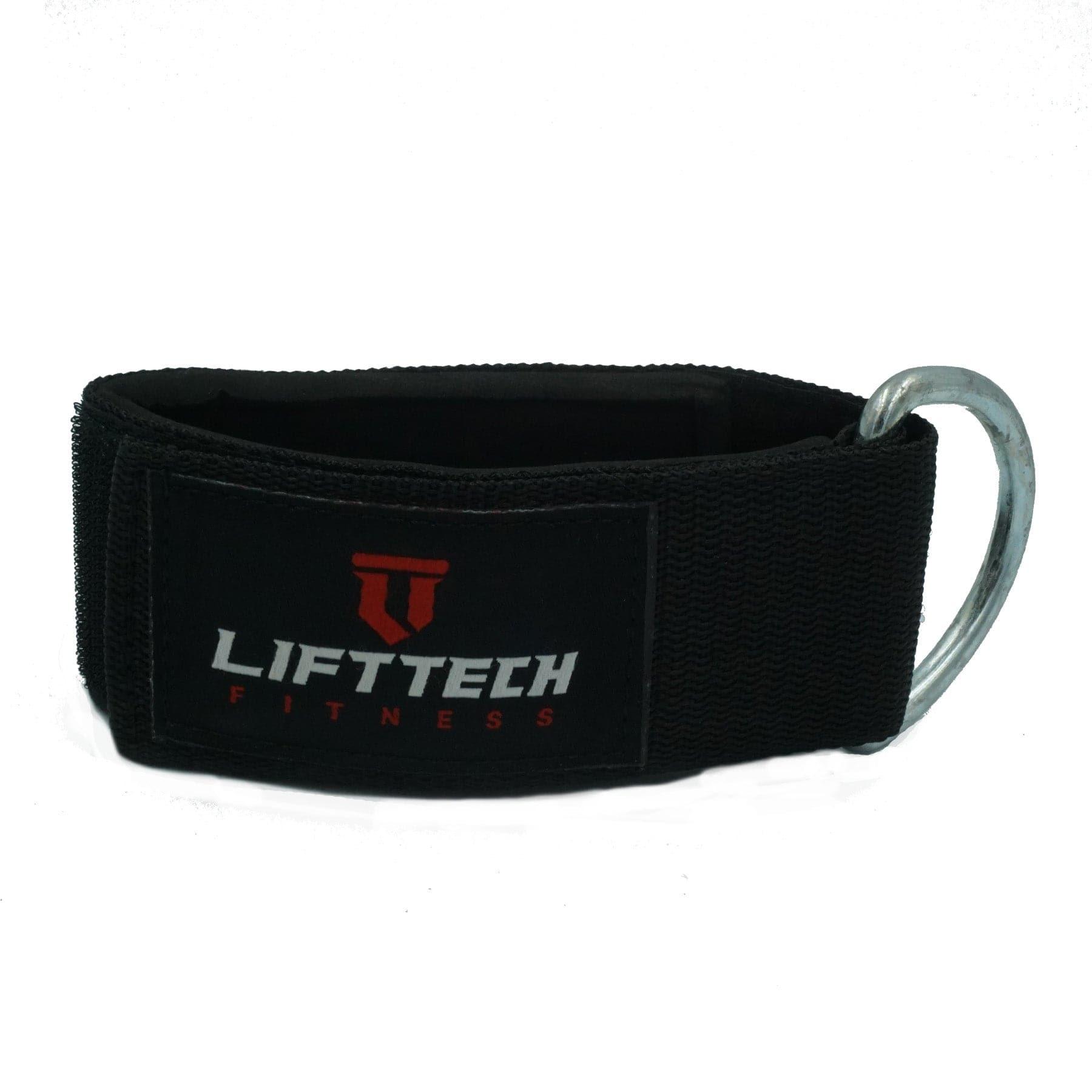 Lift Tech Fitness Pro Ankle Strap for Resistance Bands - Adjustable Ankle Cuffs for Home Gym, Leg Workouts, Pilates & Physical Therapy - Premium Workout Accessories for Men & Women