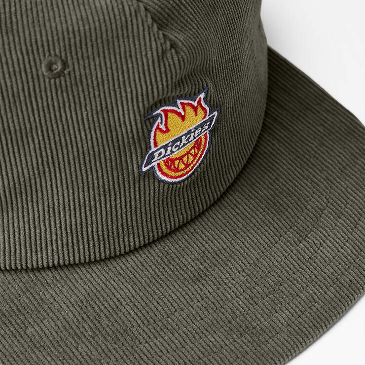 Dickies X Spitfire Corduroy Hat for Men & Women - Vintage Style Cotton Twill Baseball Cap with Adjustable Strap - Perfect for Casual Wear, Street Fashion & Outdoor Activities