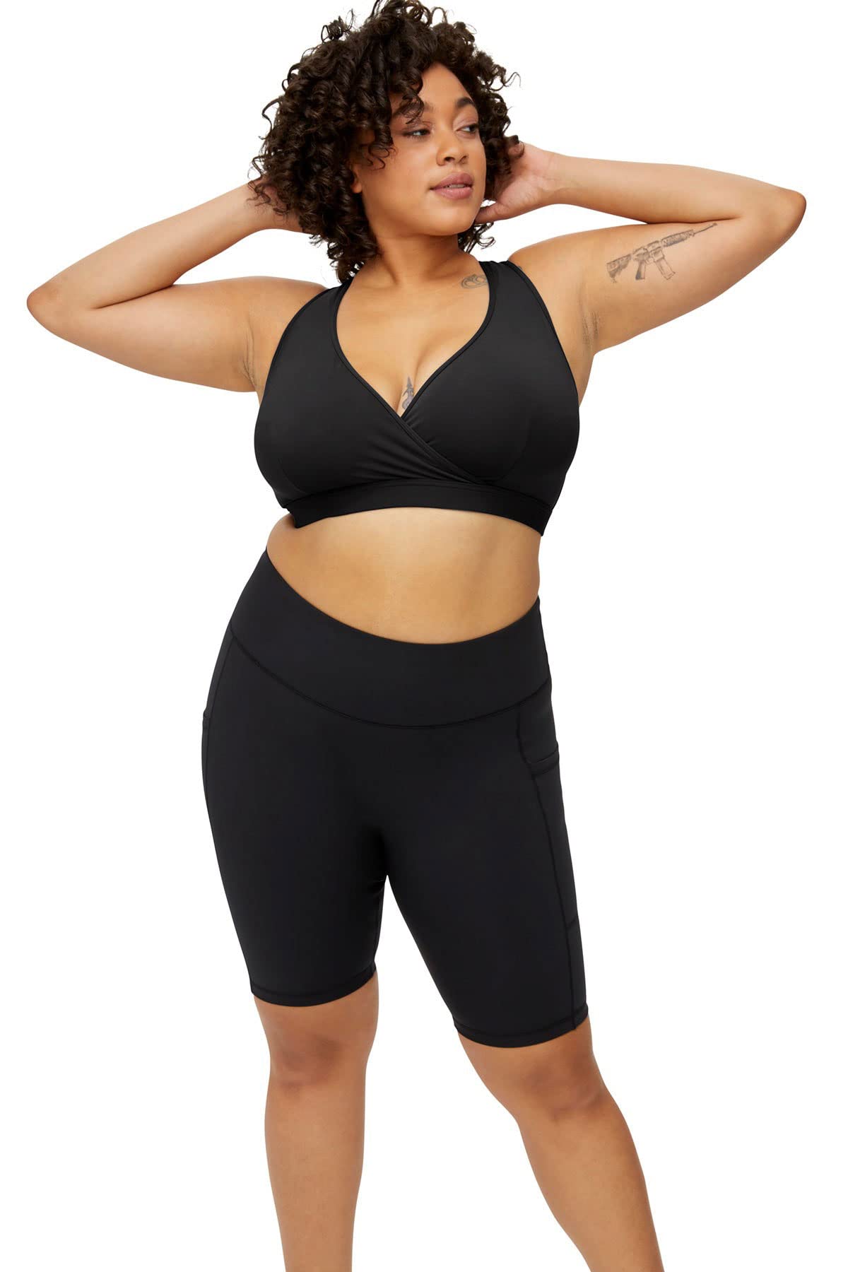 TomboyX Peak Low Impact Sports Bra for Women - Comfortable Wireless Support for Yoga, Running & Workouts - Breathable Seamless Design for Active Lifestyles