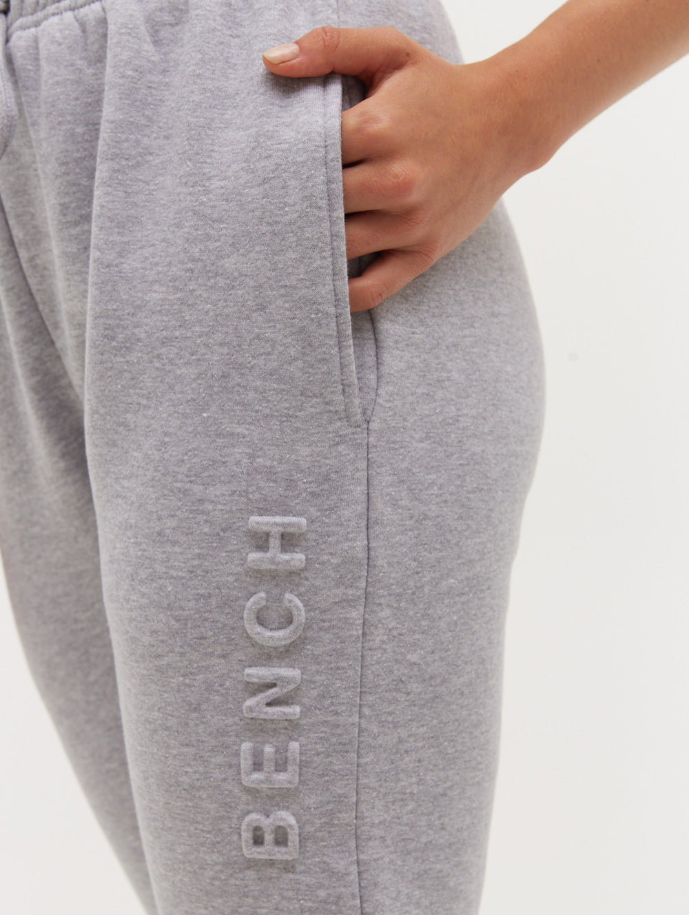 Marianna Women's High Waist Joggers with Debossed Logo - Soft Lounge Pants for Yoga, Running & Casual Wear