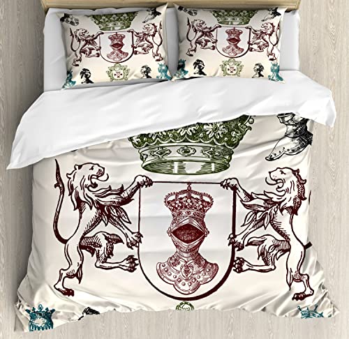 Cream Teal Maroon