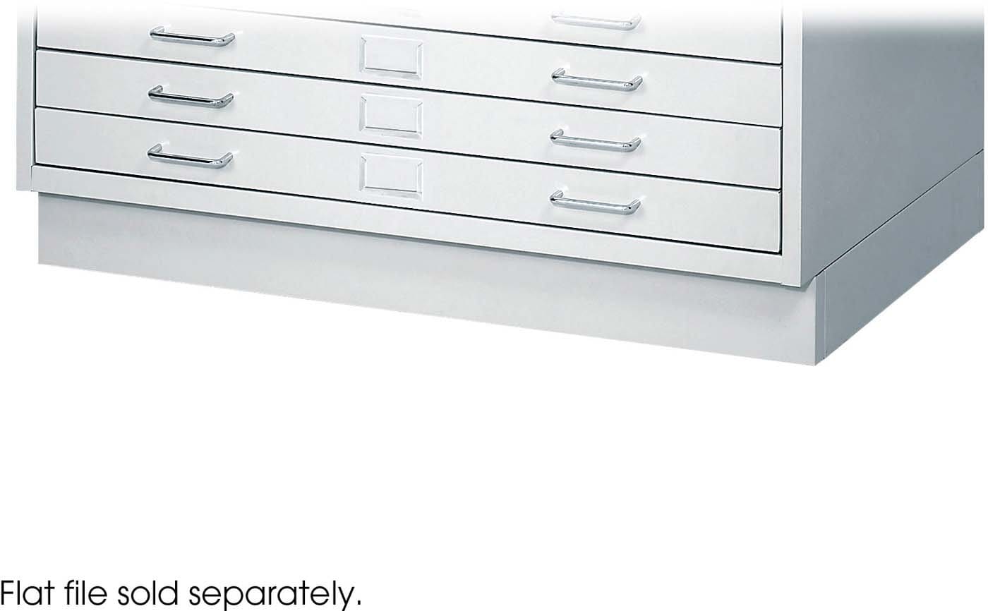 Facil Flat File Closed Base Small Light Gray [4970LG] - Perfect for Office, Home, and School Organization & Storage