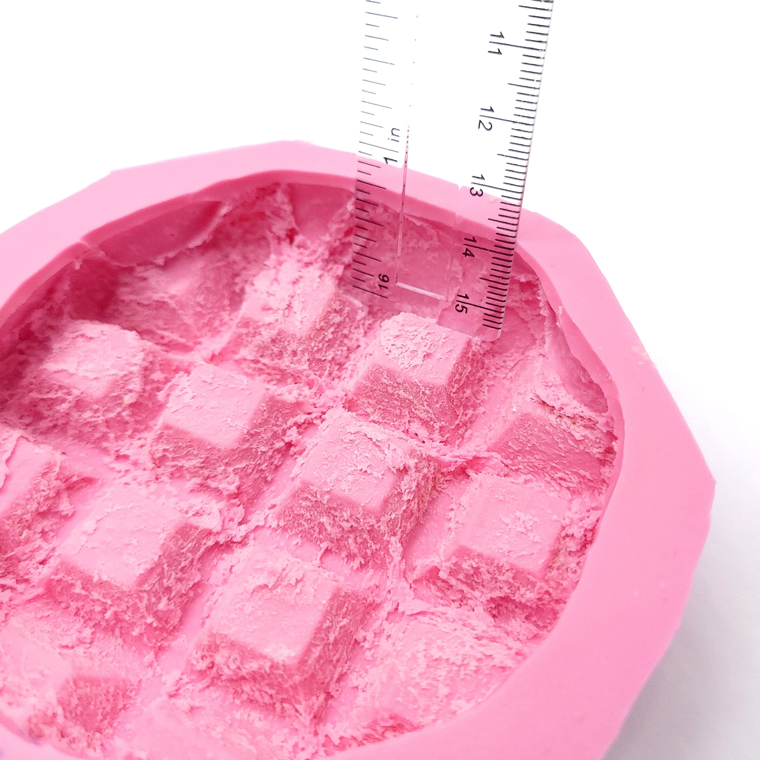 Belgian Waffle Silicone Mold - Realistic Waffle Soap Candle Mold for Wax, Resin Crafts - Perfect for DIY Soap Making, Candle Making, and Resin Art Projects