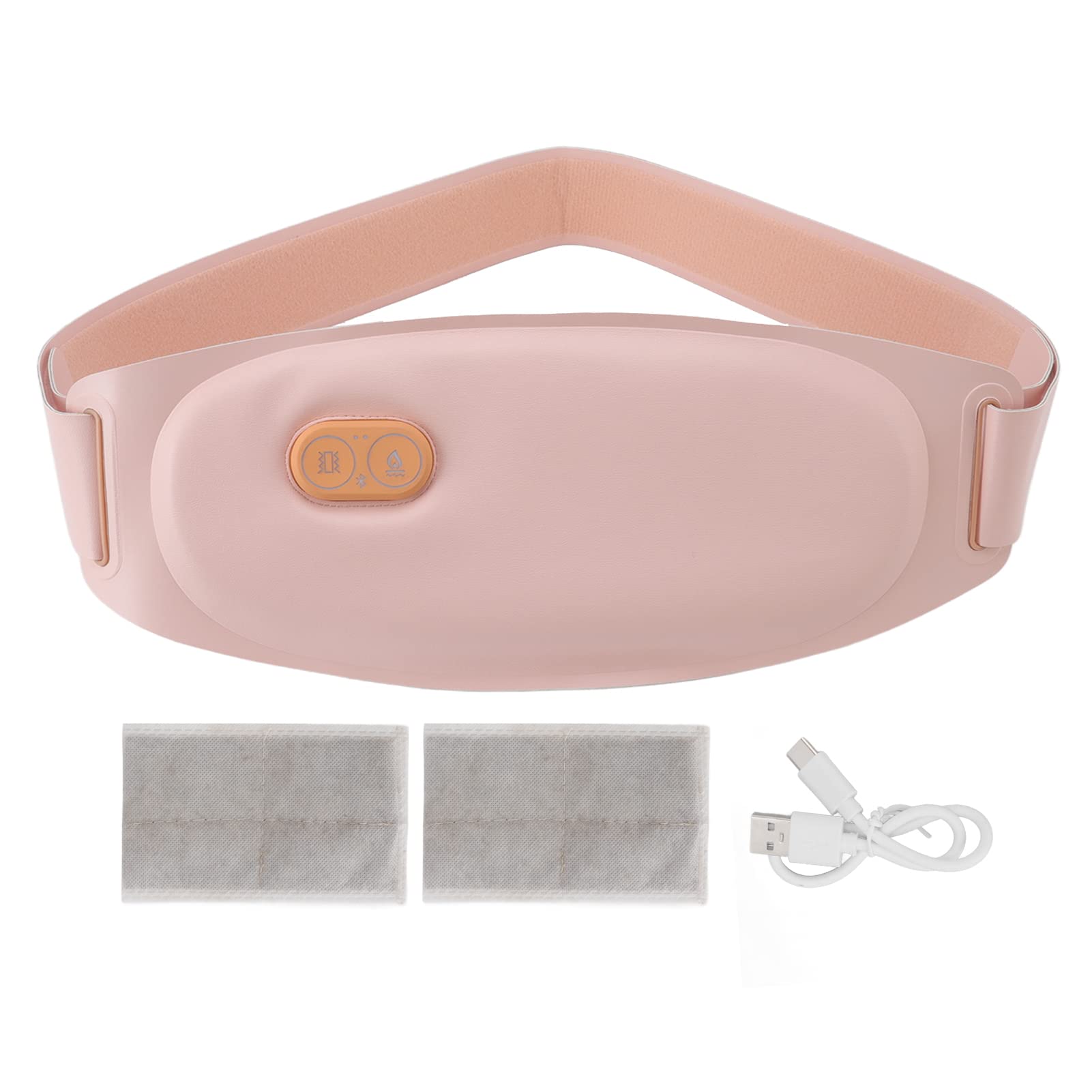 Zerodis Portable Cordless Menstrual Heating Pad - USB Rechargeable Graphene Heating Belt for Period Pain Relief, Abdominal & Waist Comfort - Perfect for Home, Office & Travel Use