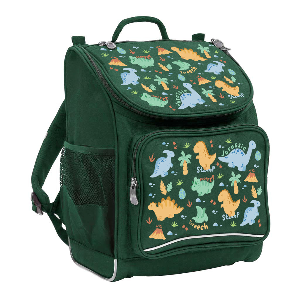 Jurassic Mighty Junior Dinosaur Backpack for Kids - School Backpack with Adjustable Straps & Multiple Pockets - Perfect for School, Travel & Outdoor Adventures