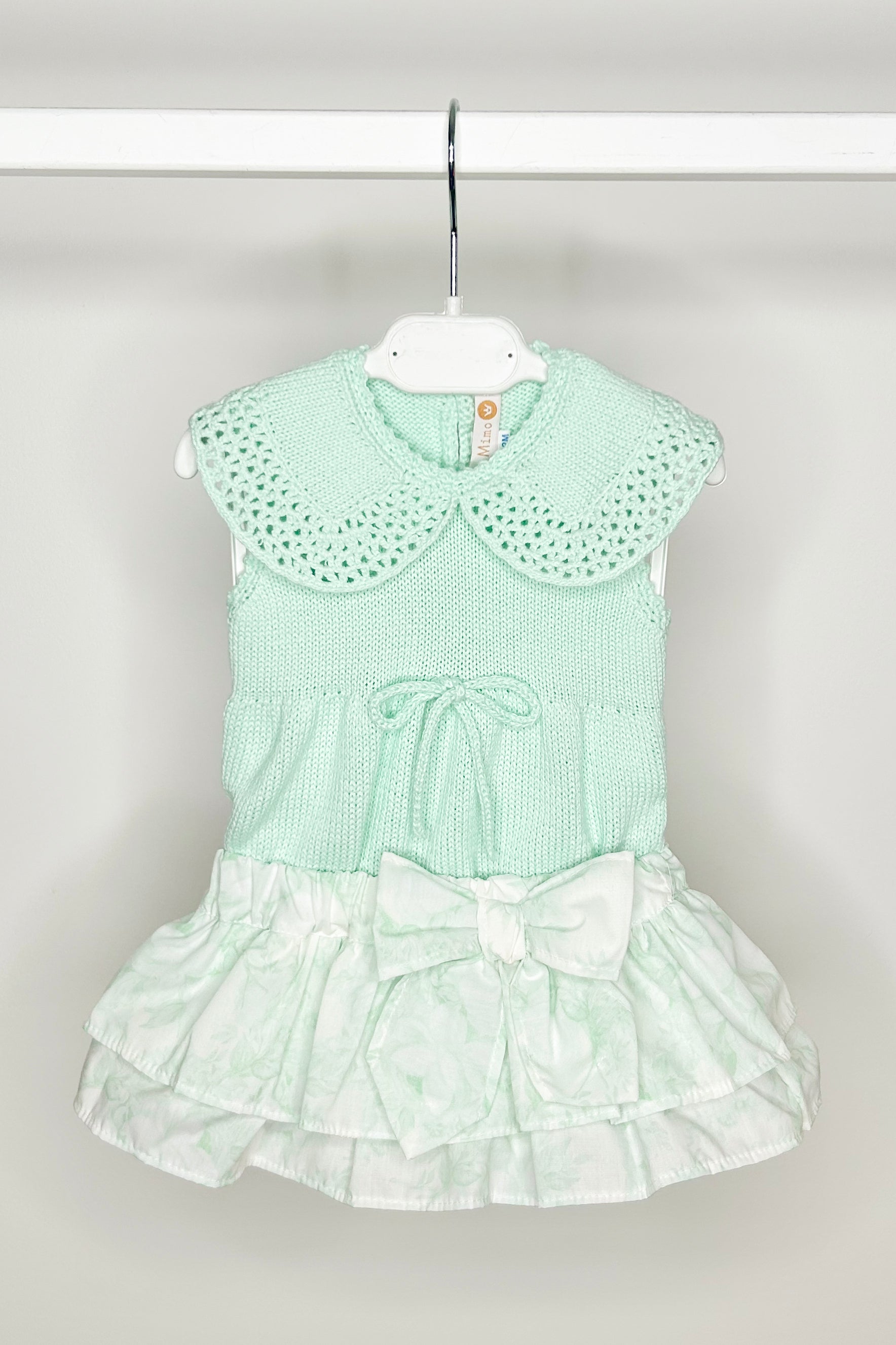 Isobel Mint Green Knit Top & Floral Skort Set - Women's Casual Summer Outfit for Beach, Picnic & Date Night