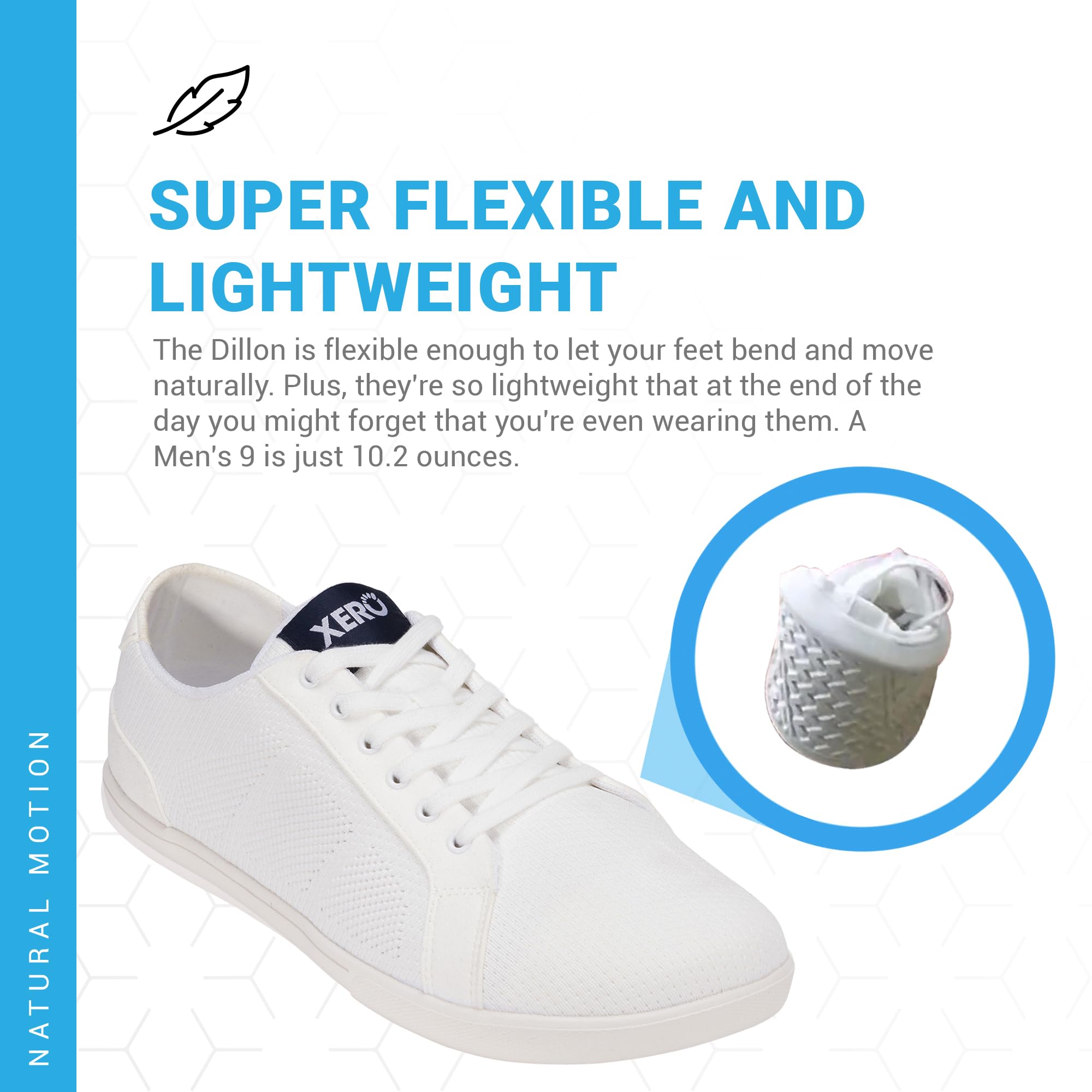Xero Shoes Dillon Classic - Lightweight & Breathable Men's Casual Sneakers | Comfortable Walking Shoes for Travel, Work & Everyday Wear