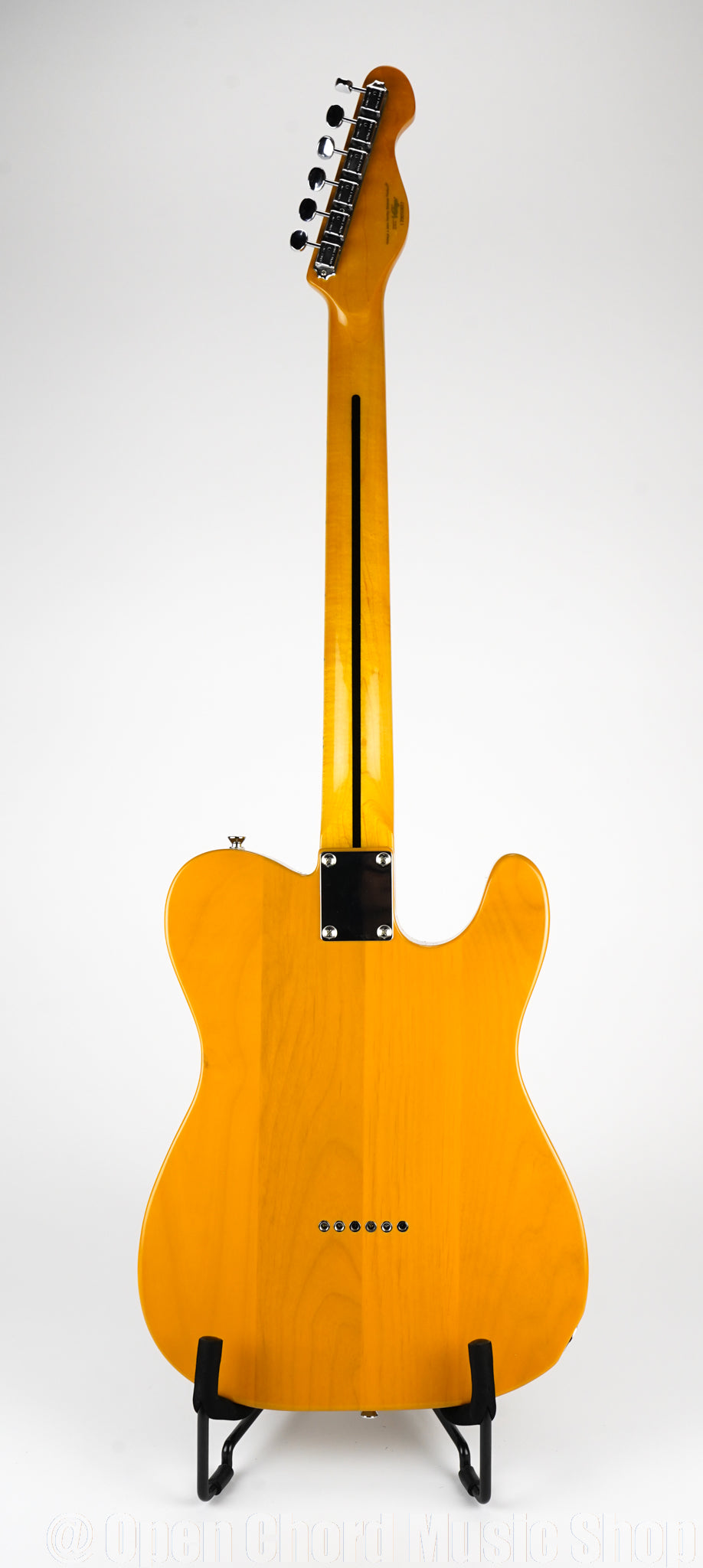 Vintage LV52BS V52 Reissued Left-Handed Electric Guitar in Butterscotch Finish - Perfect for Rock, Blues & Stage Performances (Model: 120050807)