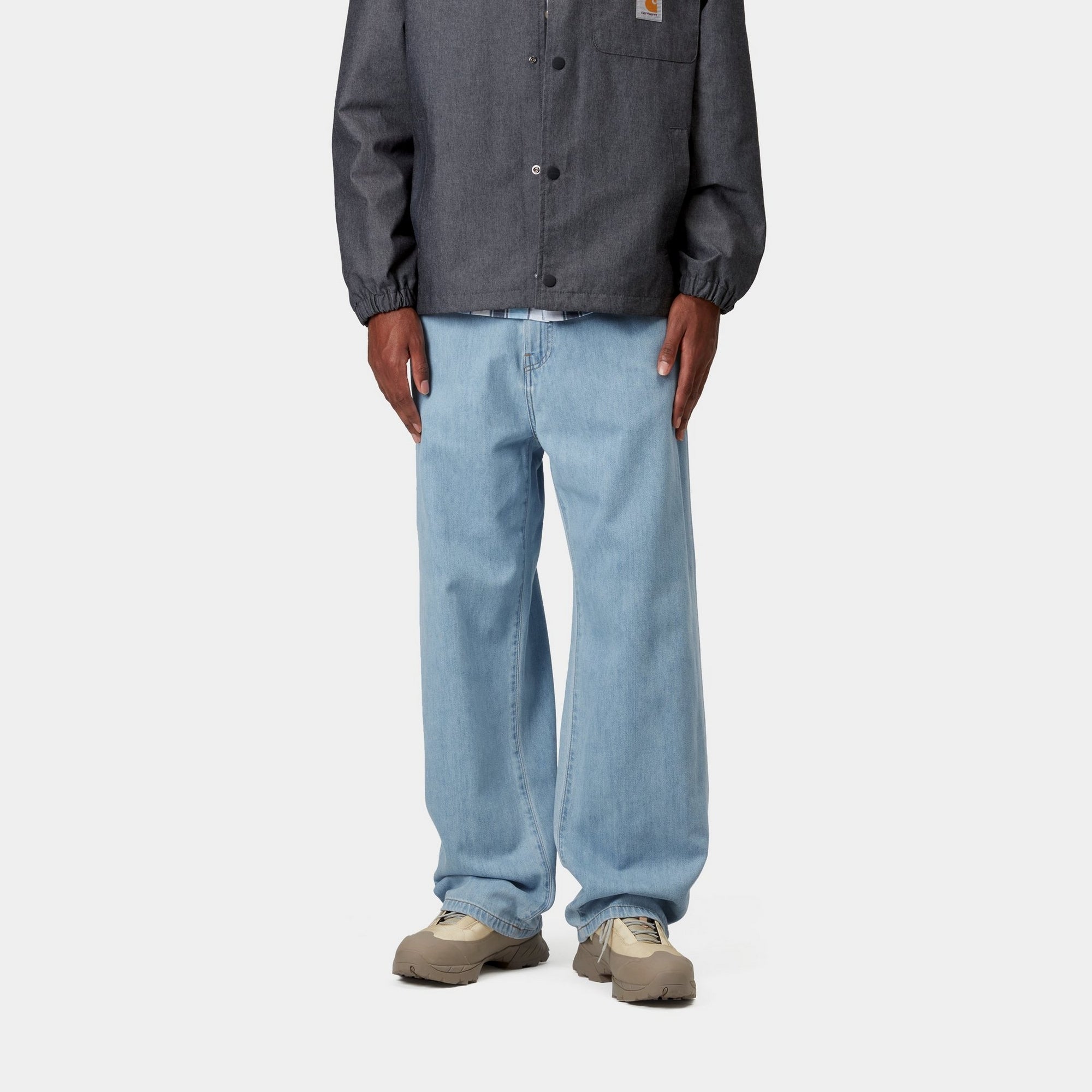 Lucas Men's Blue Bleached Jeans - Comfortable & Stylish Denim Pants for Casual Wear, Work & Everyday Outfits