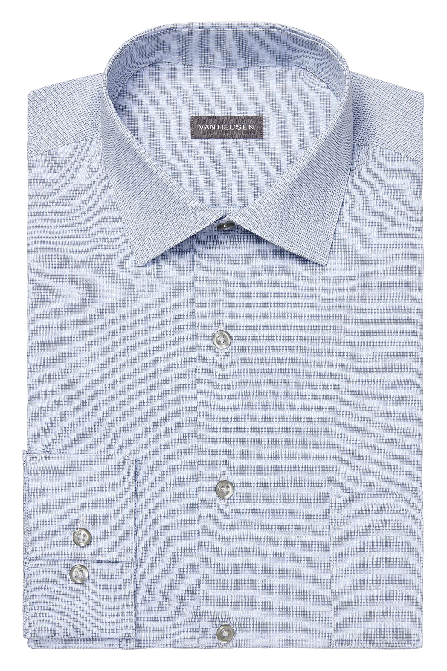 Van Heusen Men's Big & Tall Dress Shirt - Wrinkle & Stain Resistant, Stretch Comfort Fit Formal Shirt for Office, Business & Special Occasions