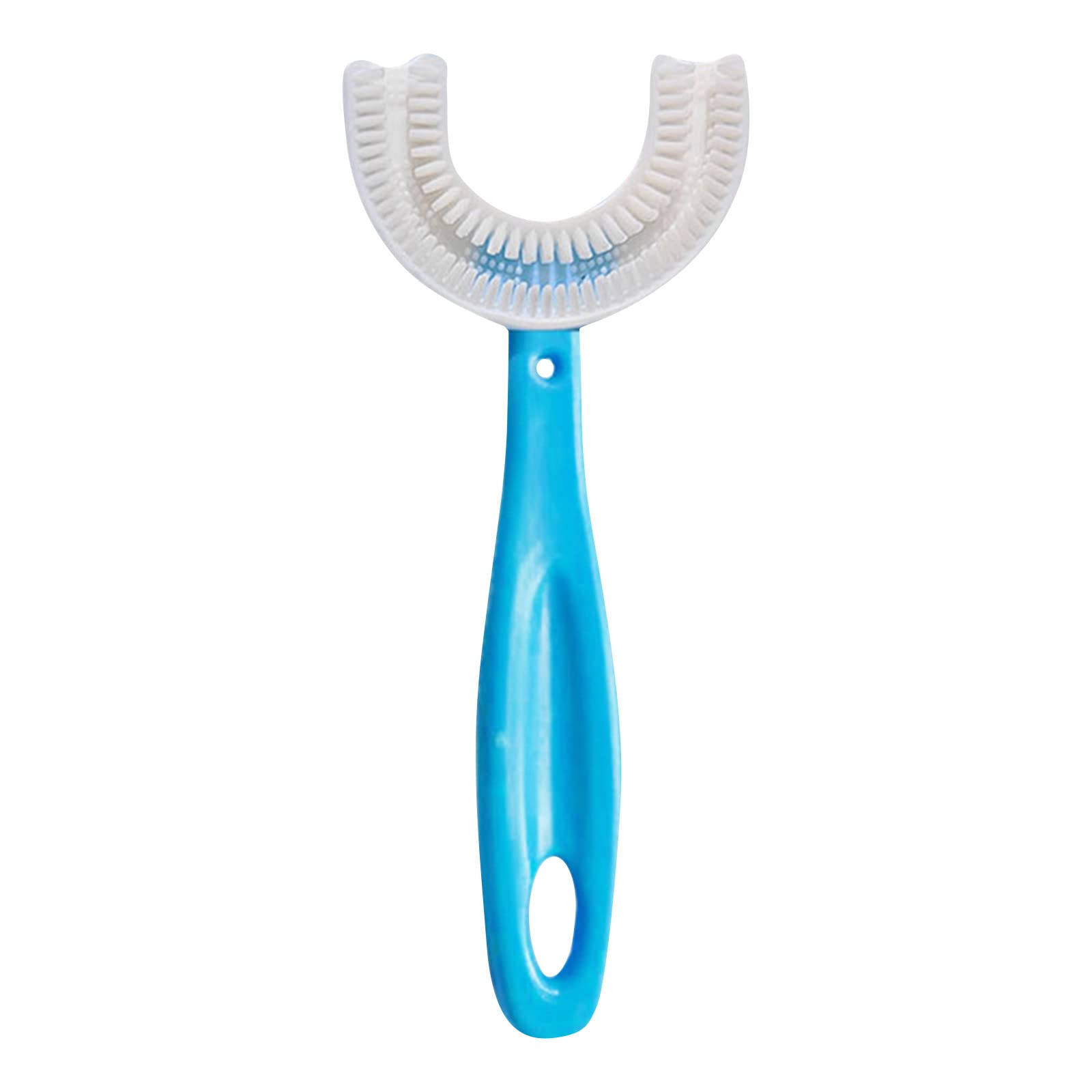 360° U-Shape Electric Toothbrush for Kids - Whitening & Massage Teeth Cleaning, Gentle Gum Care, Travel-Friendly Design - Perfect for Home, School & Family Trips (Size D, One Size)